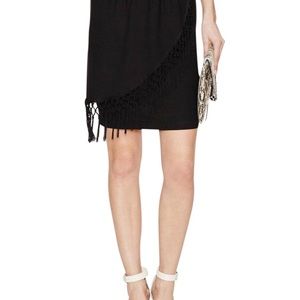Fifth City Fringe Mini Skirt